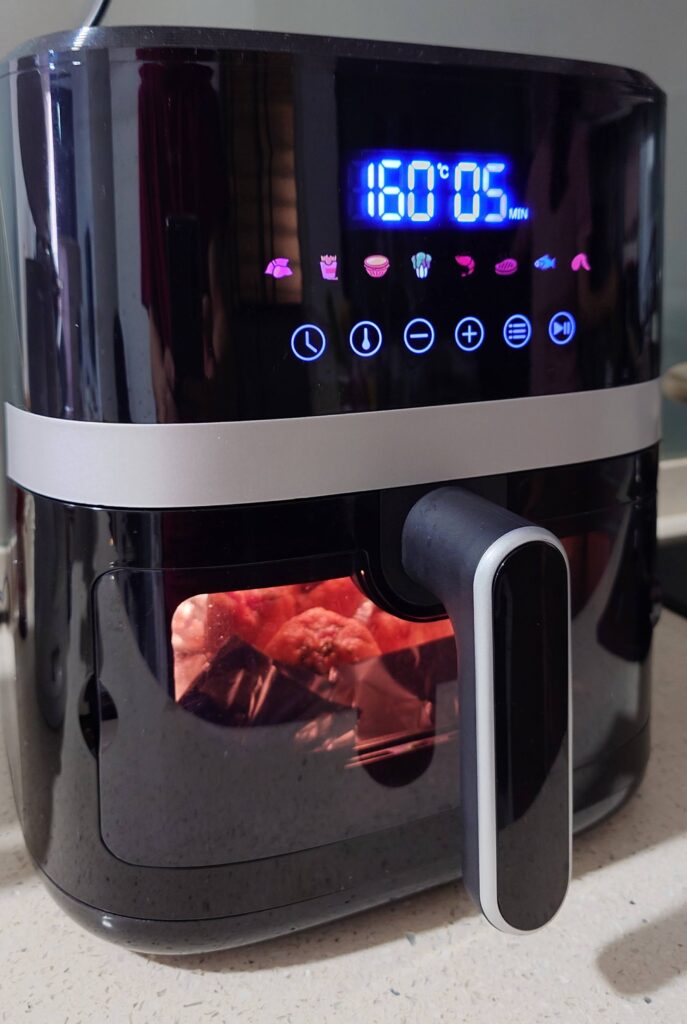 Gaabor Air Fryer Touch Screen Interface