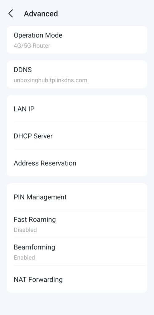 DDNS configuration
