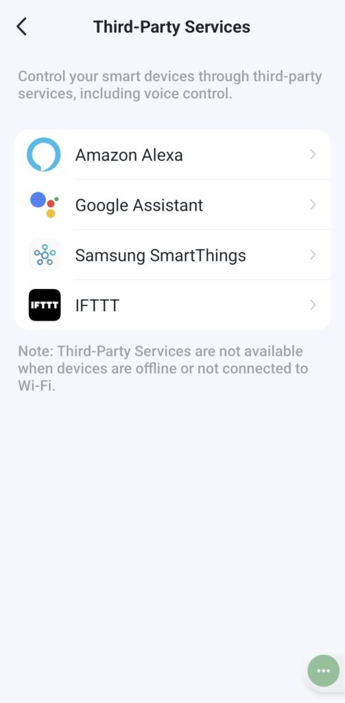 Third-Party Services